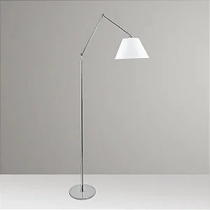 Coluna de Iluminação Golden Art Classic Articulada em Latão com Lâmpada E27 Altura Média 170cm C629LT