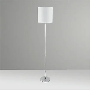 Coluna de Iluminação Golden Art Luana Reta em Latão com Base Redonda 165cm C221LT