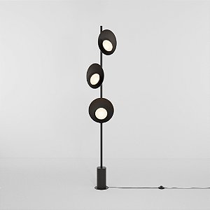 Coluna de Iluminação Golden Art Orvalho em Latão com 3 LEDs de 3W 170cm C1820-3LT