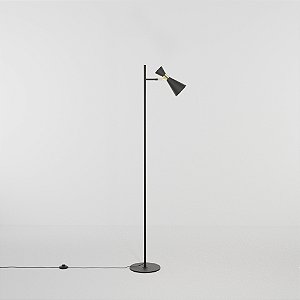 Coluna de Iluminação Golden Art Picasso com Foco Direcionável e Pintura em Aço e Alumínio com Lâmpada E27 150cm C1071PI