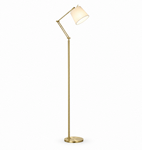 (Latão - Especiais) Coluna Golden Art Rebecca Articulada em Altura 165cm 1xE27 C730LT