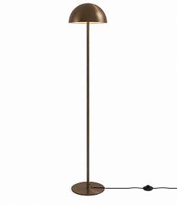 (Latão - Especiais ) Coluna Iluminação Golden Art Sfera C800-25LT Cúpula Ø25cm e 2 Lâmpadas G9 150cm