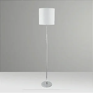 Coluna de Iluminação Golden Art Tayna Telescópica em Latão com Base Redonda Ajustável 140–180cm C223LT