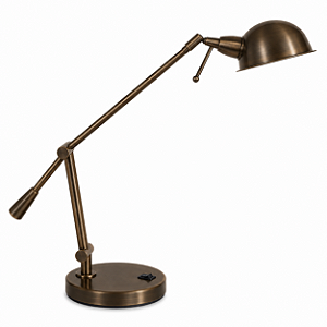(Latão - Especias) Luminária Mesa Golden Art M685LT Danny Articulada com Lâmpada G9 Altura Média 40cm