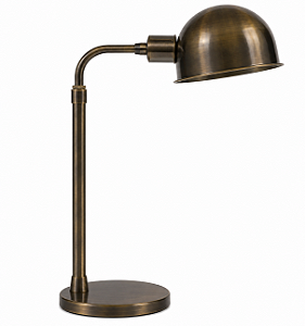 (Latão - Especiais) Luminária de Mesa Golden Art Juddy M204LT Telescópica Base Redonda e Lâmpada E27 Altura Ajustável 40–48cm