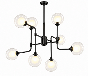 (Pintura) Lustre PRETTI com 8 xG9 Golden Art T2804-8PI e