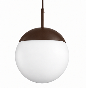 (Pintura) Pendente BOLA OPALINA Ø 25 cm Golden Art T755-25PI – Design Moderno