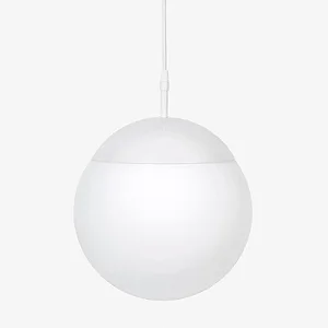 Pendente BOLA OPALINA Ø 30 cm em Latão – Design Sofisticado Golden Art  T755-30LT