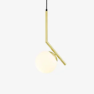 Pendente Clarice com Globo 20cm em Pintura e Soquete E27 – Golden Art Iluminação Decorativa T1921PI