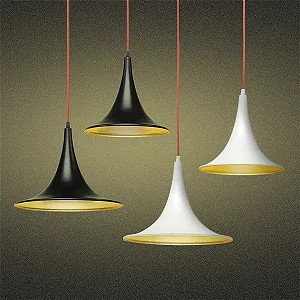 Pendente MISTT Ø 35 cm Pintura – Design Moderno Golden Art T900-35PI