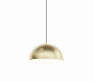 (Pintura) Pendente SFERA Ø 20cm Golden Art T800-20PI com Cúpula em Alumínio –