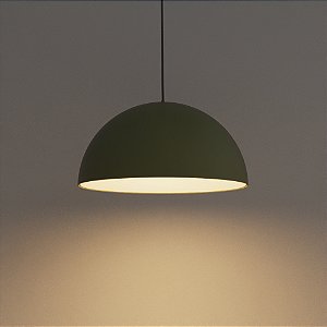 Pendente SFERA Ø 45 cm Pintura com Cúpula em Alumínio – Golden Art T800-50PI