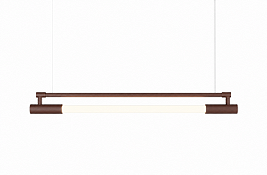 (Pintura) Pendente Slim para Tubo LED 60cm em – Golden Art Iluminação Decorativa T1900-60PI