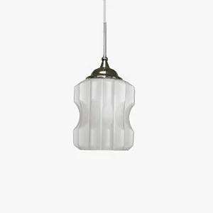 Pendente SOLLY com Vidro Branco e 1 Soquete G9 – Golden Art Iluminação T10048BR