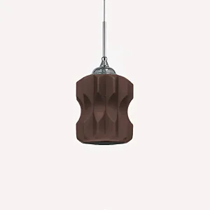 Pendente SOLLY com Vidro Preto e 1 Soquete G9 – Golden Art Iluminação T10048PT