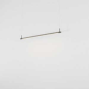 Pendente TIZZO Tubular 120cm em Latão com LED Integrado – Golden Art Iluminação T7812LT