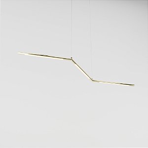 Pendente ZEIZ com LED 15W 2700K em Latão – Golden Art Iluminação T2840PI