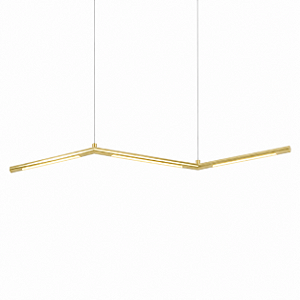(Latão - Especiais) Pendente ZEIZ em com LED 15W 2700K – Golden Art Iluminação T2840LT