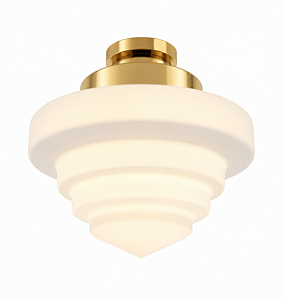 (Latão - Especiais) Plafon ESCADA Ø30cm Golden Art T933P-30LT – Design Elegante