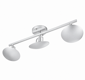 (Latão - Especiais) Plafon MOVIMENTA Golden Art T917-15-3LT Barra com 3 Difusores Ø 15 cm em –
