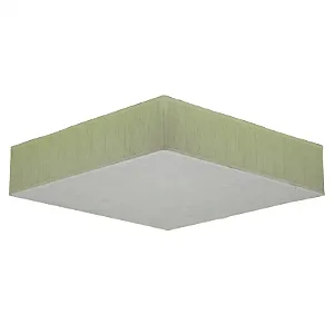 Plafon Quadrado em Tecido 60x60cm com 8 Soquetes E27 – Golden Art Iluminação T6060PI