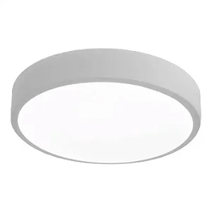 Plafon Luna LED Ø60cm – LED Integrado 64W 3000K | Usina Design Iluminação 19660-60LED3