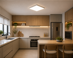 Plafon Mold LED 27x27cm – LED Integrado 24W 3000K | Usina Design Iluminação 19710-27LED3