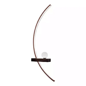 Arandela Berimbau LED Direita 100cm – LED Integrado 38W 3000K | Usina Design Iluminação 19723-1DLED3