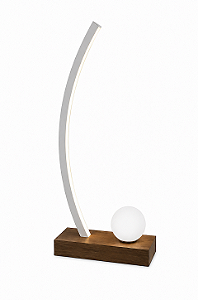 Abajur Berimbau LED 51,5cm – LED Integrado 20W 4000K | Usina Design Iluminação 19726-1LED4