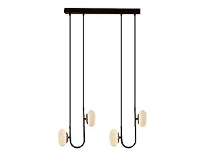 Pendente Ares LED 32cm – LED Integrado 20W 3000K | Usina Design Iluminação 19755-4LED3