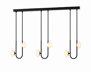 Pendente Ares LED 94cm – LED Integrado 30W 4000K | Usina Design Iluminação 19755-6LED4