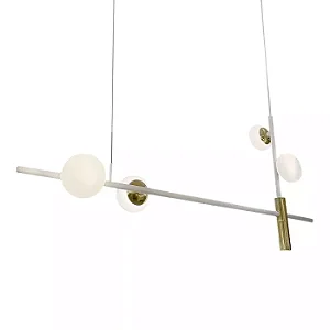 Pendente Viva LED 90cm – LED Integrado 20W 3000K | Usina Design Iluminação 19760-4LED3