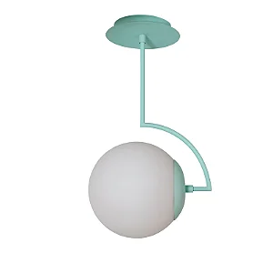 Plafon Allen E27 25,1cm | Usina Design Iluminação 25001-20