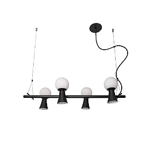 Pendente Dirham 4xG9 + 4xMR16 | Usina Design Iluminação 25050-4