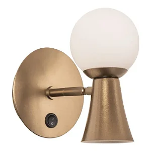 Arandela Dirham com Interruptor 1xG9 + 1xMR16 | Usina Design Iluminação 25053-1