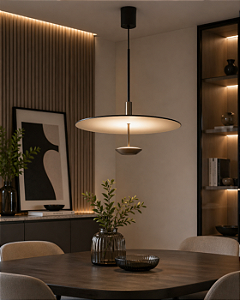 Pendente Bounce LED 10W 4000K Ø50cm | Usina Design Iluminação 19810-50LED4