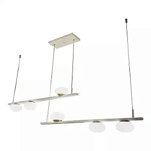 Pendente Aivi Duo LED 42W 4000K 1200mm Design Moderno 19752-120LED4