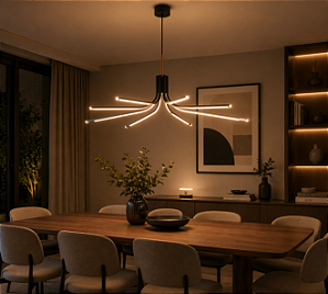 Pendente Kira LED 30W 3000K Ø700mm Design Moderno 19820-6LED3