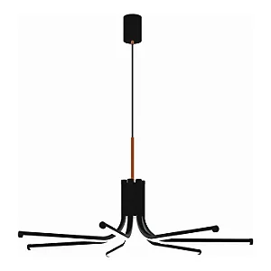 Pendente Kira LED 40W 3000K Ø1180mm Design Moderno 19820-10LED3