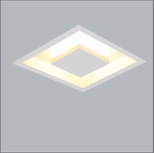 Embutido Home LED 25W 4000K 380mm Design Moderno 250-4LED4