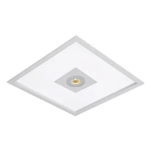 Embutido Magnum Quadrado 4x E27 + 1x PAR20 380mm Design Moderno 3601-38