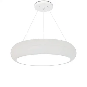 Pendente Ring Ø500x100mm com 4 Soquetes E27 – Iluminação Moderna para Ambientes Amplos 4191-50