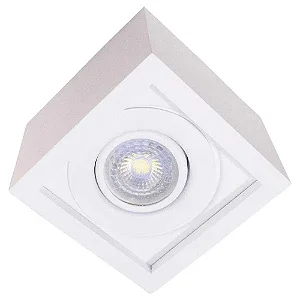 Plafon Premium Quadrado 180x180mm para AR111 – Iluminação Técnica de Alto Impacto 4504-18