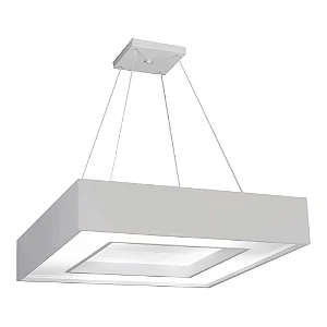 Pendente Cherry Quadrado 380x380x120mm com 4 Soquetes E27 – Iluminação Decorativa Moderna 4541-38