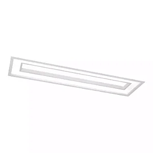Embutido Cherry Retangular 305x1235x100mm com 4 Tubos T8 LED 120cm – Iluminação Técnica Linear de Alto Desempenho 4543-125
