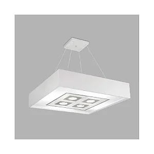 Pendente Focus 600x600x120mm com 8 E27 e 4 MR16 – Iluminação Decorativa com Múltiplos Focos Direcionados 4551-63