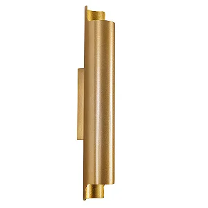 Arandela Cana com Canopla Centralizada Ø38x350x55mm para 2 MR11 – Iluminação Direcionada Minimalista 5815-35