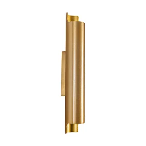 Arandela Cana com Canopla Centralizada Ø58x350x74mm para 2 MR16 – Iluminação Direcionada Minimalista 5816-35