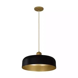 Pendente Prisa sem Difusor Ø400x210mm para 1 E27 – Iluminação Decorativa Moderna 16060-40