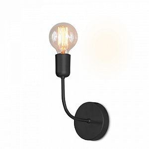 Arandela Unique Ø110x220x165mm para 1 E27 – Iluminação Decorativa Minimalista 16108-1